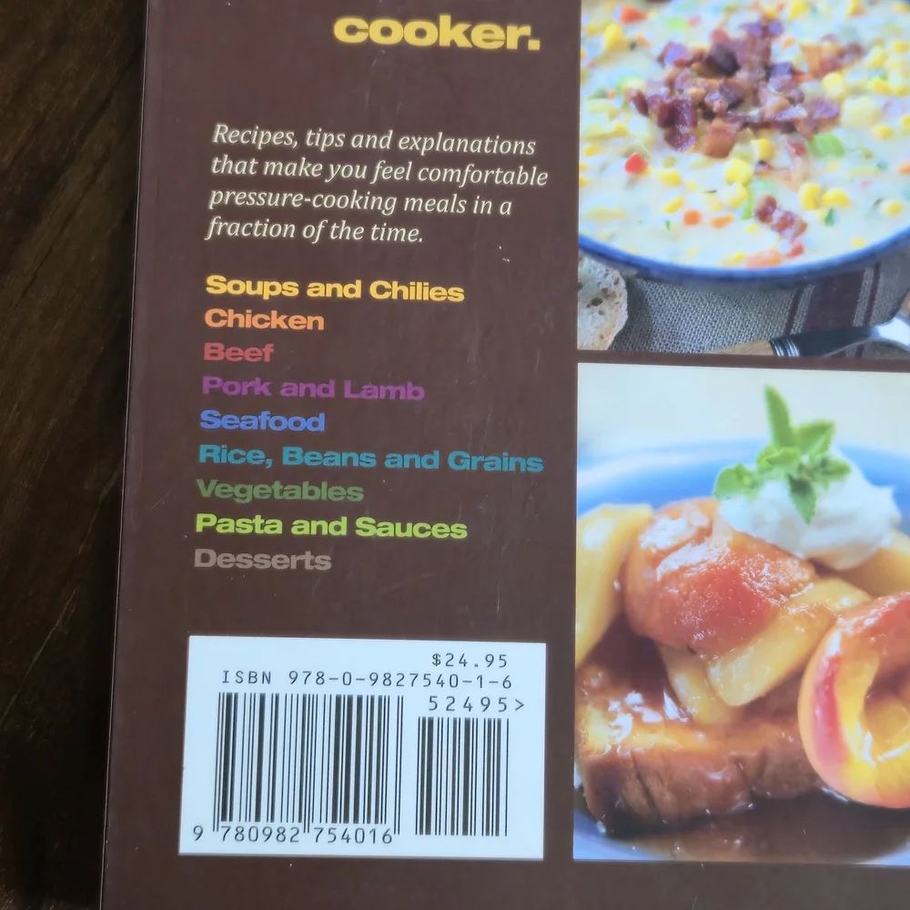 Comfortable Under Pressure Cookbook by Meredith Laurence First Edition